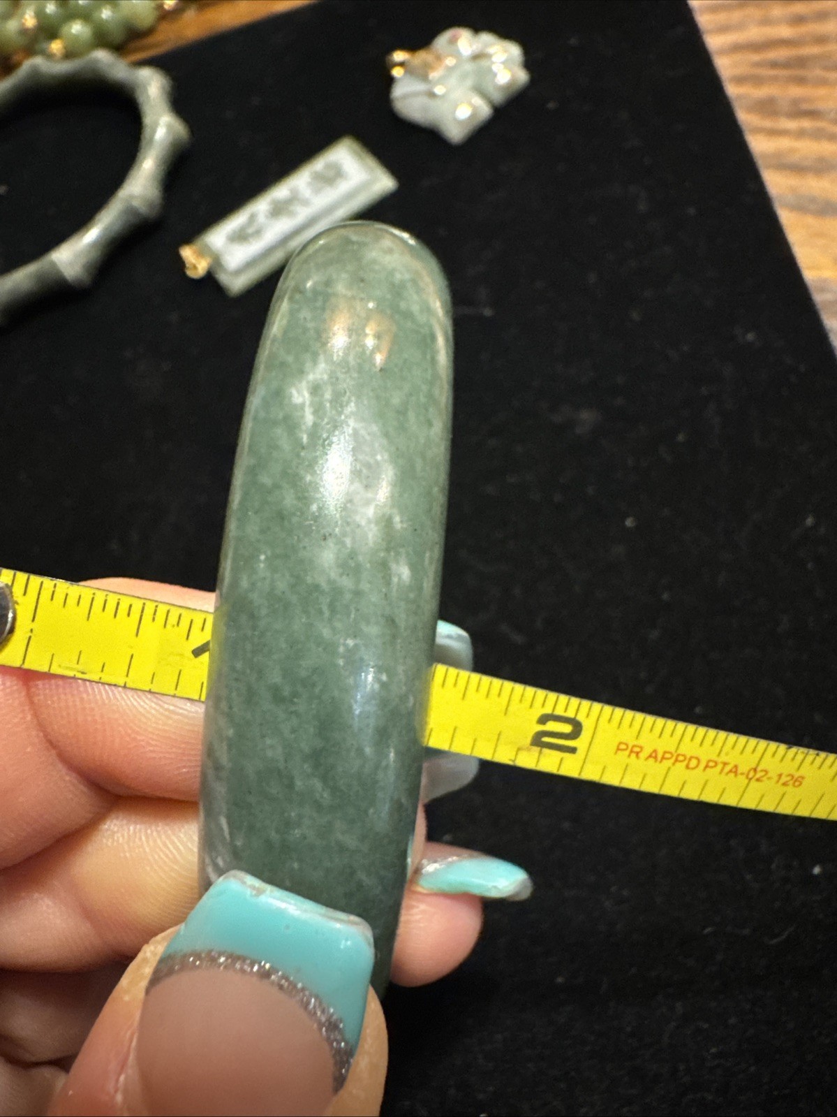 Bangle Jadeite Jade Medium Green - image 4
