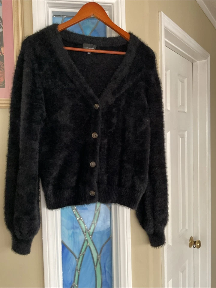 Suéter/Chaqueta Mujer Lucy Paris Color Negro Talla L Foto 2 de 4