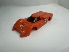 VINTAGE 1/32 SCALE SLOT CAR 1967 Orange Ford J Car #1350  ELDON NICE Body Only