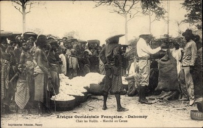 Ak Dahomey Benin, Chez les Hollis, Marché au Coton - 10766817