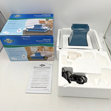 PetSafe Drinkwell Pagoda Pet Fountain 70 Oz Stoneware Helps Pets Drink Fresh H20