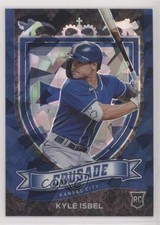2021 Panini Chronicles Crusade Blue Ice Prizm /25 Kyle Isbel #24 0in6