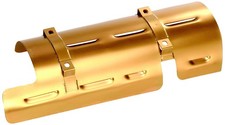 Milodon 32217 Gold Zinc Plated Louver Designed Rear Sump Windage Tray For For...