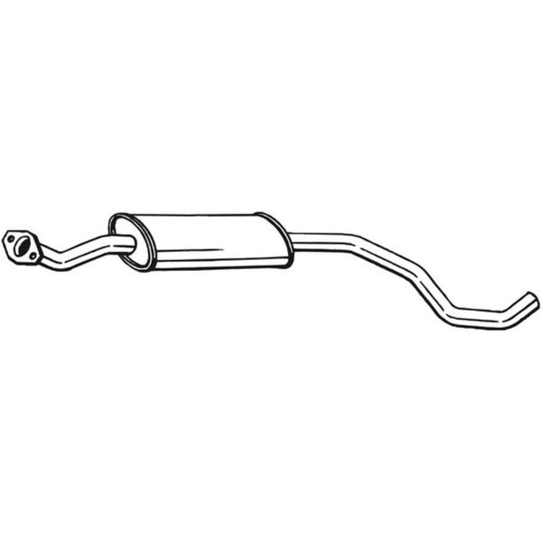 Bosal MittelschalldäMpfer SchalldäMpfer FüR Nissan Micra Iii K12 1.2 16V 1.4-image