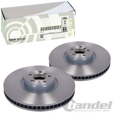 2xORIGINAL BMW BREMSSCHEIBE VORNE LINKS+RECHTS passend für 8er X5 X6 X7 F95 F98