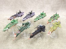 Battlefleet Gothic CHAOS CRUISERS x8 Painted BFG Citadel 42196
