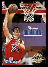 1993 SkyBox Tom Gugliotta #405 Washington Bullets Rookie NBA Basketball Base Set