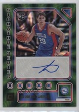 2023-24 Donruss Signature Series Holo Green Laser 47/75 Azuolas Tubelis Auto 4f5