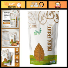 Golden Monk Fruit Sweetener - Keto, Gluten-Free, Organic, 0 Calorie, Brown Sugar
