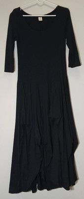 Magdalena California womens size 10 long midi dress draped witchy gothic glam