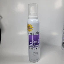 Condition 3-in-1 Maximum Hold Mousse with Sunscreen 6 oz