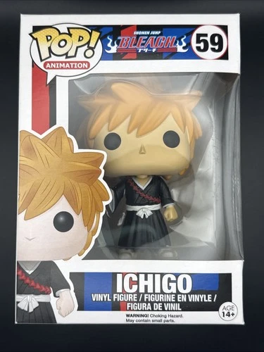 Funko Pop Bleach Ichigo Kurosaki #59 Animation Vaulted Authentic w/ Protector