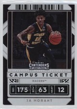 2020-21 Panini Contenders Draft Picks Campus Ticket Ja Morant #44 17t2