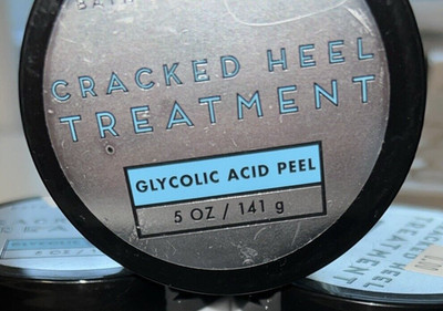 Bath & Body Works Cracked Heel Treatment Glycolic Acid Peel 5 oz New