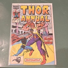 MARVEL Thor Annual Comic Book Issue #12 Thor Blood of Dawn! 1984 Vintage Boarded