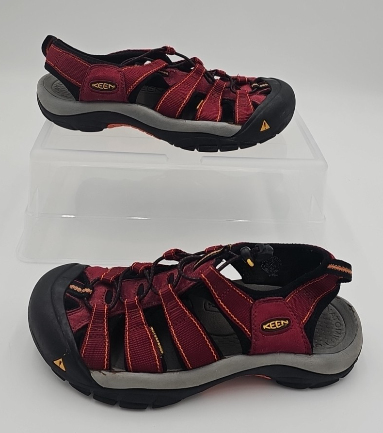 Sandali Keen Newport H2 donna taglia 9 5 rosso grigio impermeabili outdoor escursionismo sport
