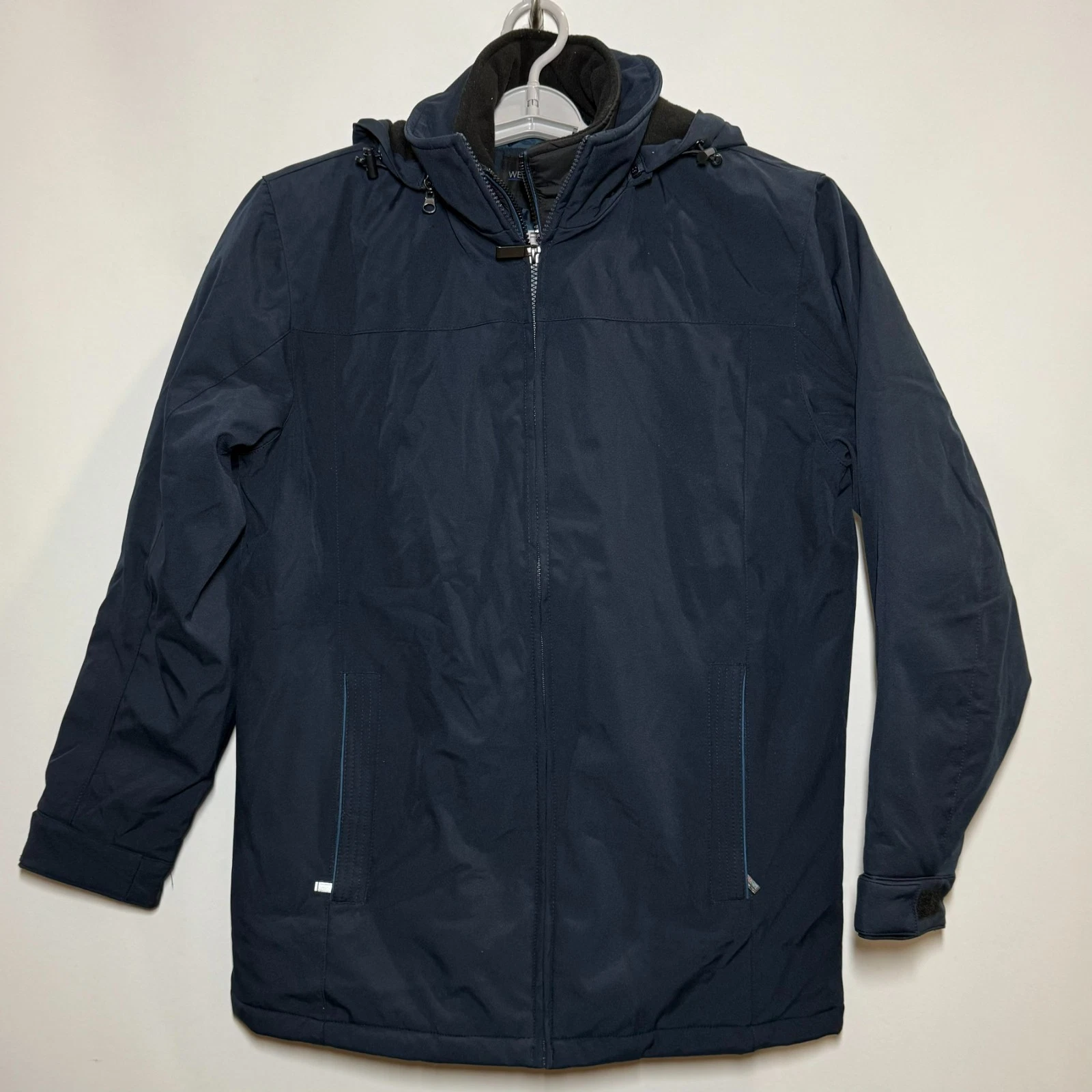 Weatherproof Men's Ultratech Jacket Windproof Water Resistant, Blue S