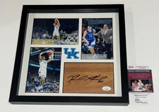 REED SHEPPARD SIGNED FRAMED 12X12 FLOORBOARD COLLAGE KENTUCKY WILDCATS JSA COA