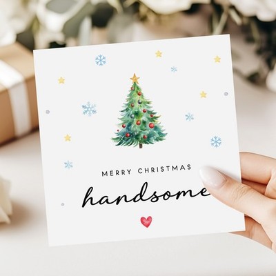 Weihnachtskarte für Freund - Frohe Weihnachten schöne Weihnachtskarte für Ihn