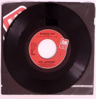 JOE JACKSON  STEPPIN OUT/CHINATOWN  A&M RECORDS  VINYL 45 84-83
