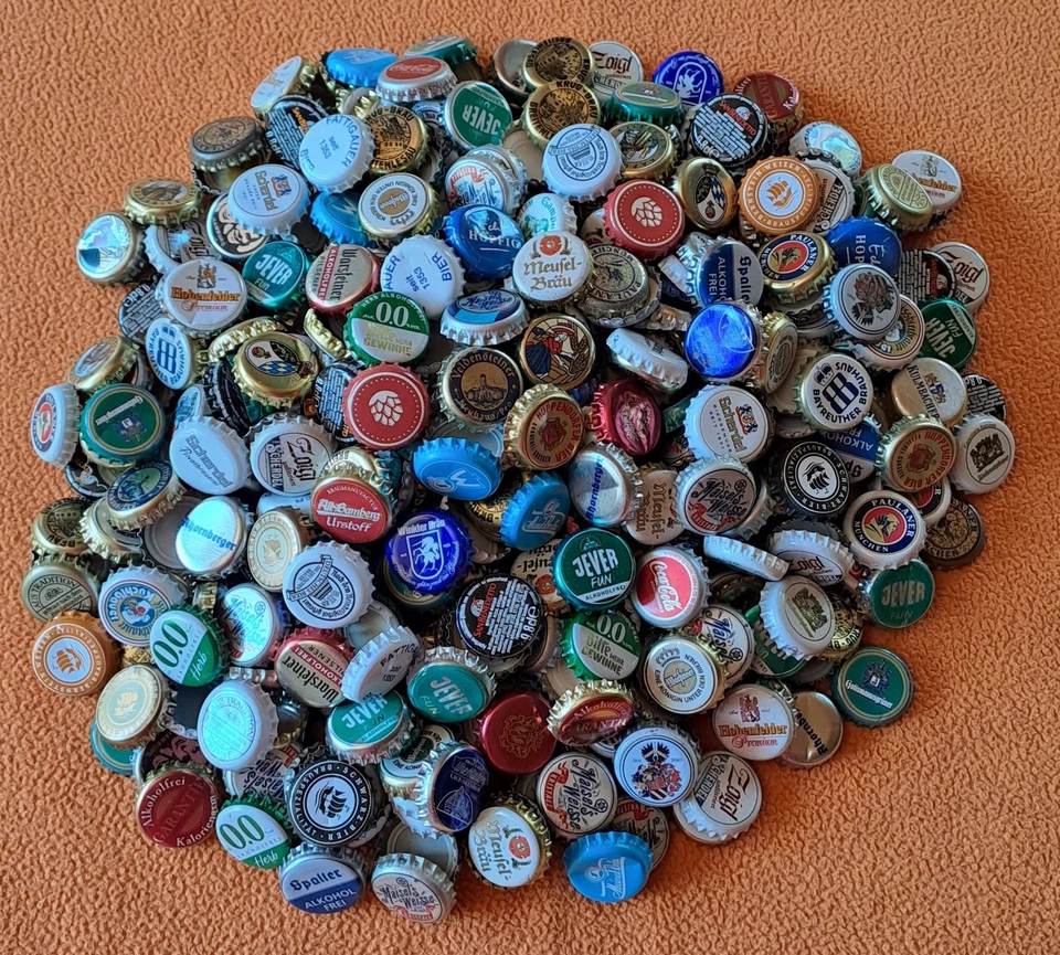 500+ Kronkorken (viele verschiedene) - bottle caps - a lot of different - Bild 1 von 1
