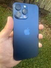 Apple iPhone 15 Pro Max - 256 GB - Blue Titanium (Unlocked) for