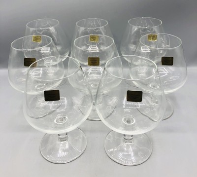 Grand Vin by JG Durand France Set of 8 Oversize Cognac 41cl Glasses Vintage NEW
