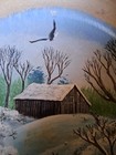 Vintage G Louise Russell Signature Summer Sun Baroque Stoneware Plate Japan — photo 2
