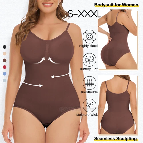 Bauchkontrolle Bodysuit Slip Sculpting Shaper Tank Top Bodys Snatched Waist - Bild 22 von 66