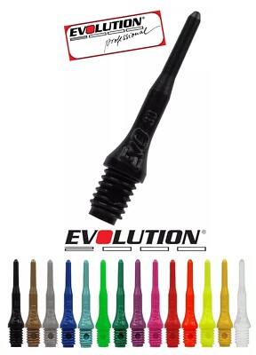 Dart EVO EVOLUTION Softdart Spitzen 2ba Gewinde - Farben & Stückzahl wählbar -
