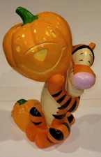 Disney Winnie The Pooh Tigger Pumpkin Halloween Blow Mold 15" x 9" x 8" 2000