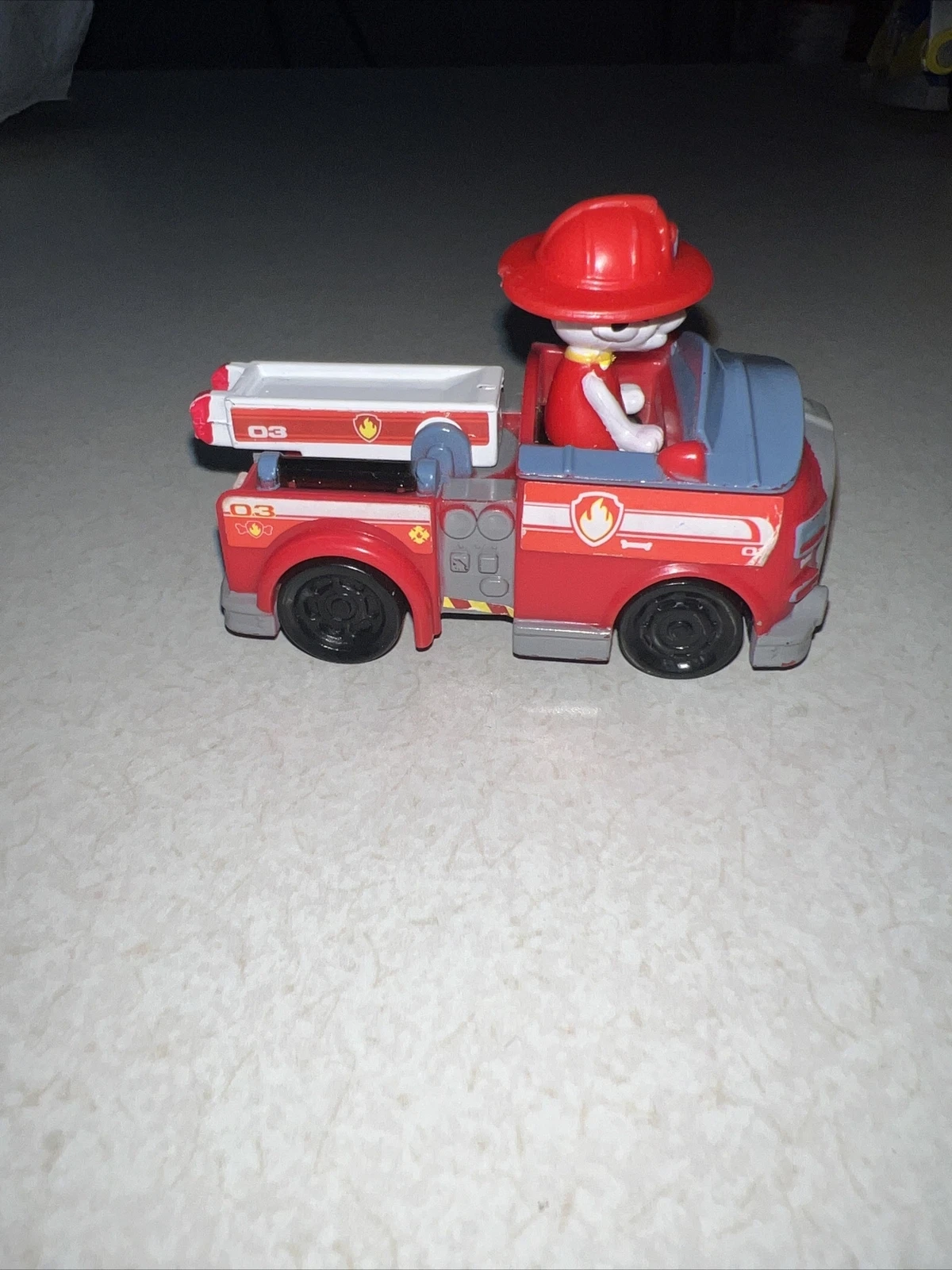 spin-master caminhão de bombeiros marshall brinquedo rescue racers carro de plástico 