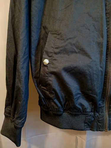 BUFFALO by DAVID BITTON Navy Blue Windbreaker Pilots Jacket womens M Full Zip up - Picture 3 of 7