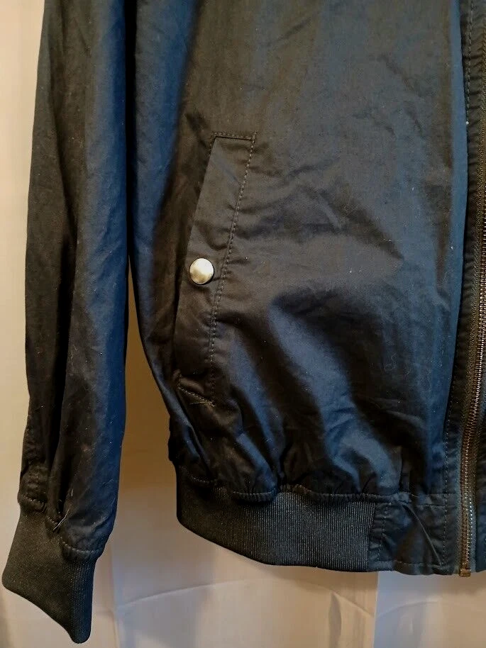 Chaqueta cortavientos BUFFALO by DAVID BITTON azul marino piloto para mujer M cremallera completa Foto 3 de 4