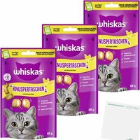 Whiskas Knuspertaschen Mit Huhn KäSe 3Er Pack 3X60G Packung Usy Block
