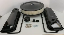 Ford 351C 351M 400M Black Engine Dress Up Kit Valve Covers 14" Air Cleaner SB