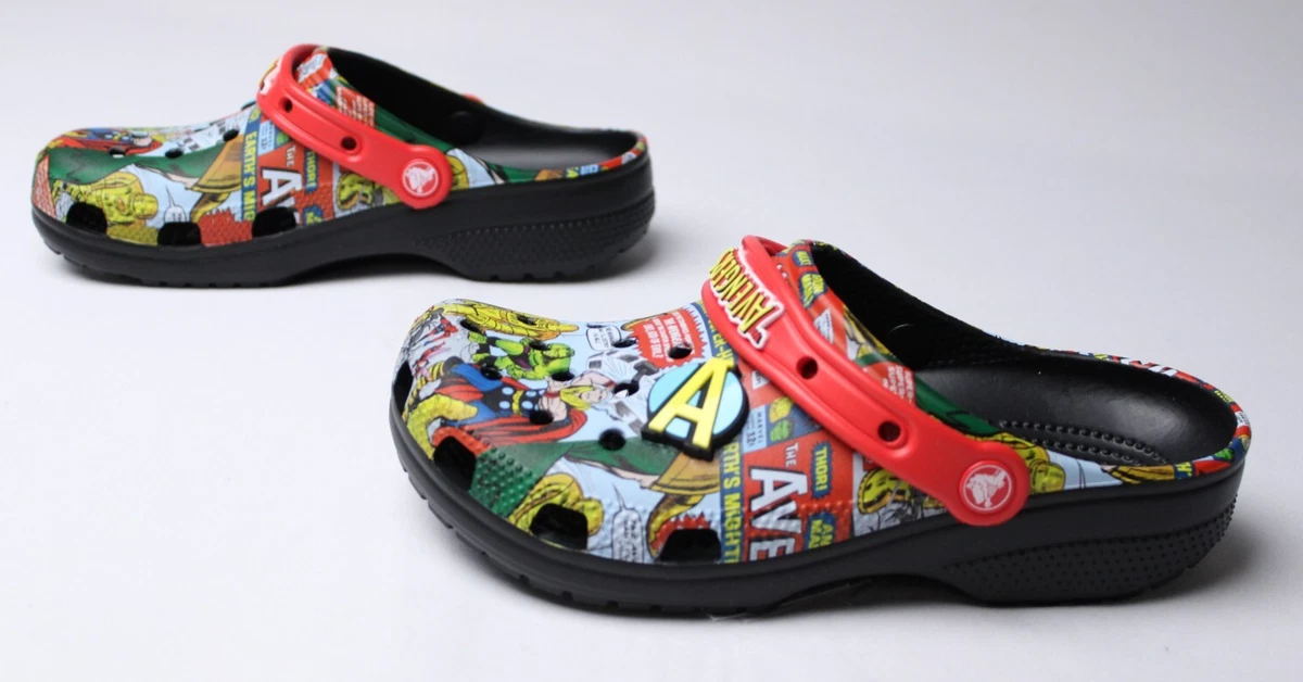 Crocs Marvel Avengers Disney Parks Adult Clog Shoe New ~ Size M4-W6 Avengers crocs 6 (36.5) Like new | Mercari main image 2