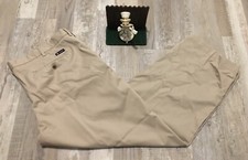 CHAPS Casual Khakis Pants Men’s Size 42X30 Straight Fit Beige Minimal Wear