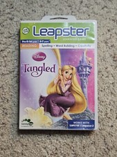 Leapfrog Leapster Disney Tangled Learning Game Cartridge Age 4-7 Rapunzel Flynn
