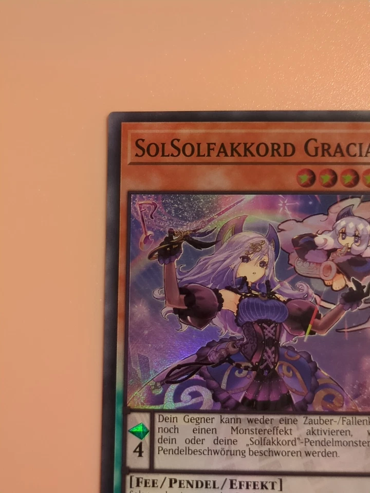 Yu-GI-OH Solsolfakkord Gracia Super Rare ANGU-DE018 NEU! - Bild 2 von 4