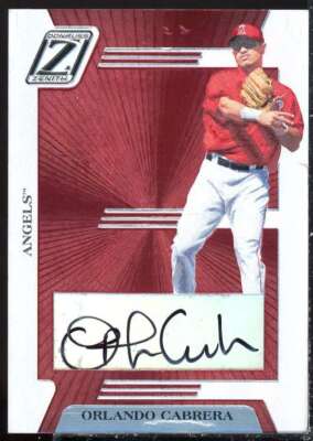 Orlando Cabrera/250 AU Card 2005 Zenith Z-Graphs #34 