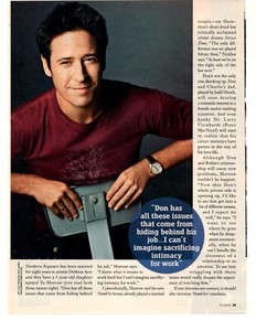 NUMB3RS tv show 80 clippings pages numbers diane farr-rob morrow-david krumholtz