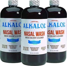 Alkalol Solution Original Nasal Wash, 3 Count -16 fl oz, 16 fl oz pack of 3 new