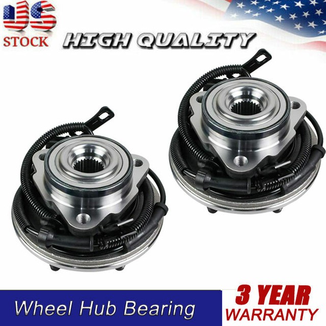 Pair Front Wheel Bearing Hub for 20062010 Ford Explorer 4.0L 4.6L W