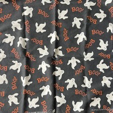 VTG Hav-A-Hank Bandana Handkerchief Halloween Ghost Boo USA RN15187