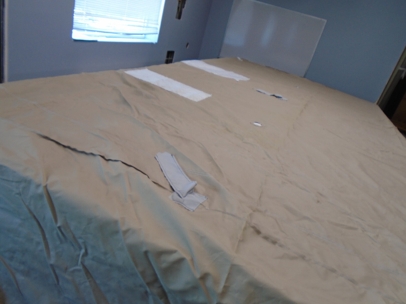 SUN TRACKER PARTY BARGE 24 SIGNATURE PONTOON COVER 35449-15 LIGHT SAND 2015 BOAT