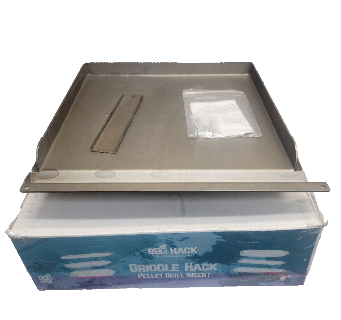 BBQ Hack Pellet Grill Griddle Insert New Open Box eBay