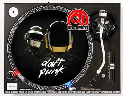 DJ INDUSTRIES Daft Punk - 7"-12" DJ slipmat for LP turntable record player