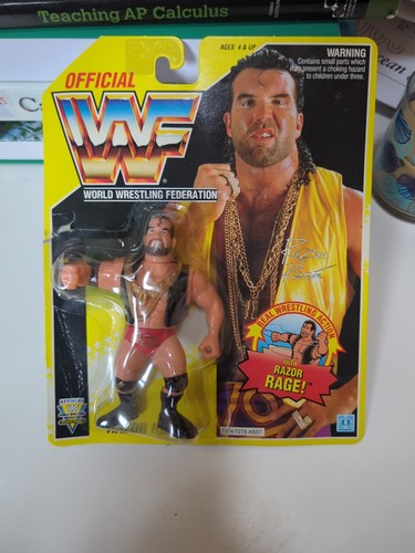 WWF RAZOR RAMON Wrestling Official Figure On Card ...