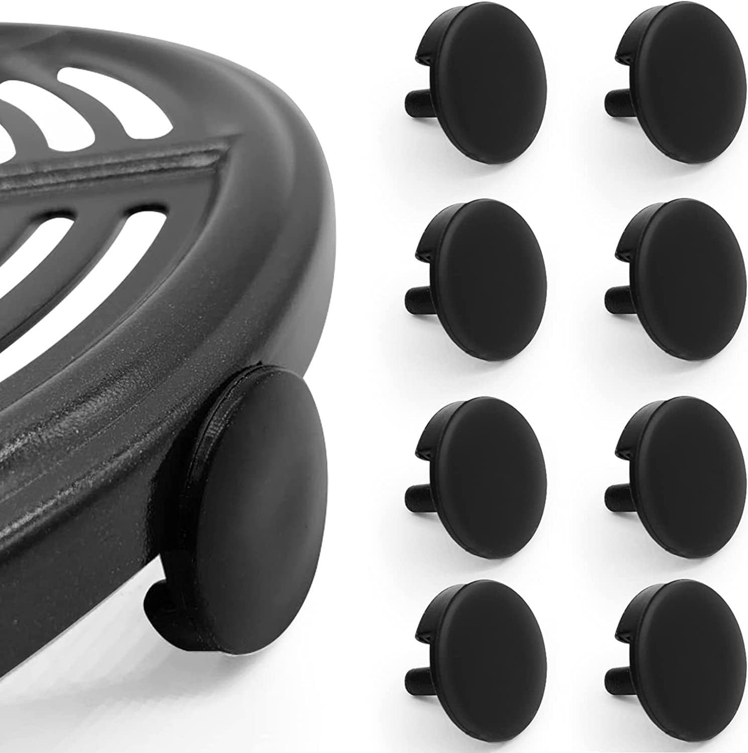 Air Fryer Rubber Bumpers for Ninja Air Fryer Tray, 8PCS Premium Air Fryer Rubber